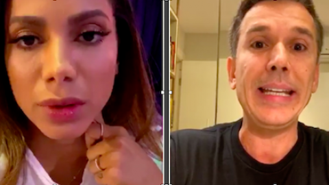 Anitta debate MP948/2020 com o deputado Felipe Carreras durante live no Instagram